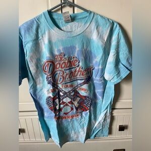 The Doobie Brothers Tie-Dye Tour T-Shirt - Blue